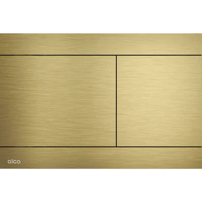 Clapeta actionare rezervor wc, otel inoxidabil auriu mat periat Alcadrain FUN-G-B