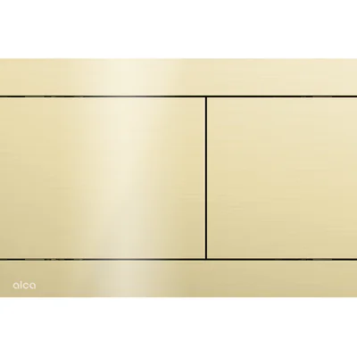 Clapeta actionare rezervor wc, otel inoxidabil auriu lucios Alcadrain FUN-G-P