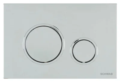 clapeta de actionare 247x165x14 mm crom lucios schwab vela