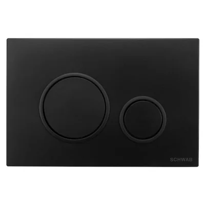 clapeta de actionare 247x165x14 mm negru mat schwab vela