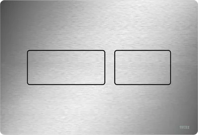 Clapeta de actionare dual-flush, otel inoxidabil periat, TECEsolid