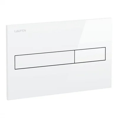 Clapeta de actionare rezervor dubla, alb lucios, Laufen LIS