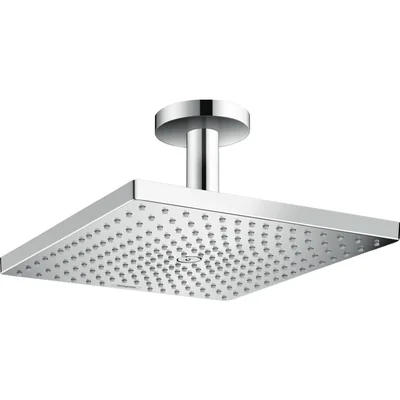 Palarie dus patrata cu brat dus vertical, culoare crom lucios Hansgrohe Raindance E 26250000