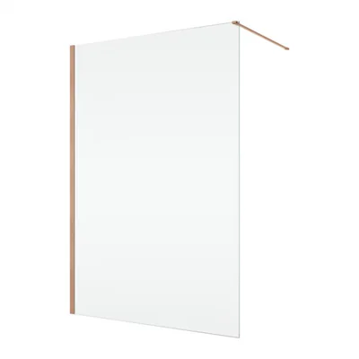 paravan dus sticla walk in 110x200 cm cupru periat sticla 8 mm ronal easy d40