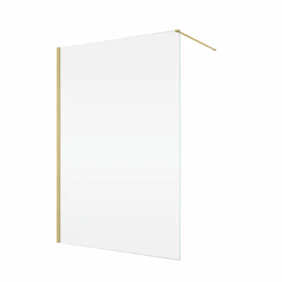 paravan dus sticla walk in 110x200 cm auriu periat sticla 8 mm ronal easy d40