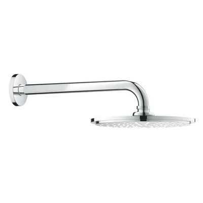 Palarie dus rotunda crom O 210 mm cu brat de dus Grohe Rainshower Cosmopolitan 210