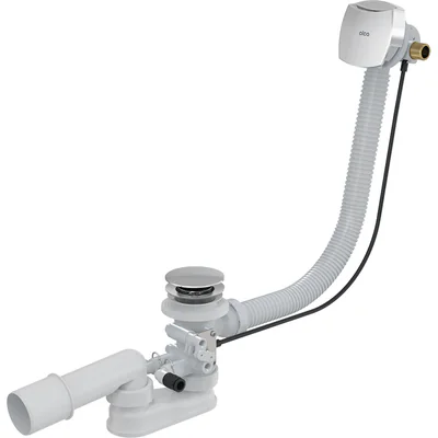 sifon cada baie cu hidromasaj ventil si alimentare prin preaplin alcadrain a566 273133