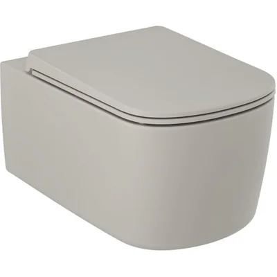 vas wc suspendat rimless spiralflush gri nisipiu mat kludi resa s