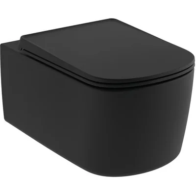 vas wc suspendat rimless spiralflush negru mat kludi resa s