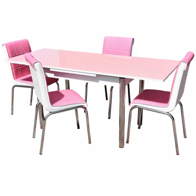 set masa sticla cu 4 scaune nr13 du 2 penbe