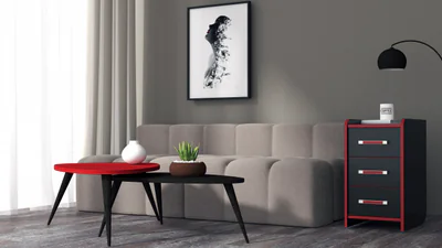 noptiera birou pc kl 9 3 wenge rosu