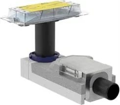 Rigola dus Geberit CleanLine corp de baza H6.5 cm