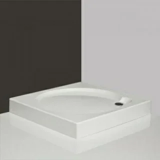 cadita dus roltechnik patrata aloha p 90x90xh12 5 cm cu sifon inclus