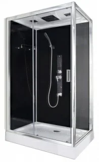cabina de dus cu hidromasaj sanotechnik quick line completa 80x120x215 cm