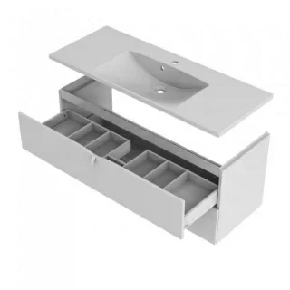 Lavoar Oristo Amelia 120x46 cm alb o cuva