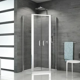 cabina dus pentagonala sanswiss top line 90x90x190 cm acces 579 mm