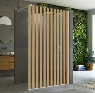Cabina dus Walk-in SanSwiss Easy Japan STR4P 120xH200 cm, profil alb mat