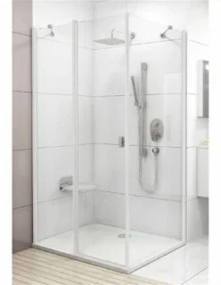 Cabina dus Ravak Chrome CRV2+CPS, 80x90xH195 cm, profil alb