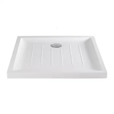 Cadita dus patrata Gala Vita acril 90x90 cm alb