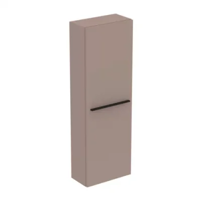 Dulap inalt suspendat Ideal Standard i.life S 40x120 cm gri bej mat 1 usa
