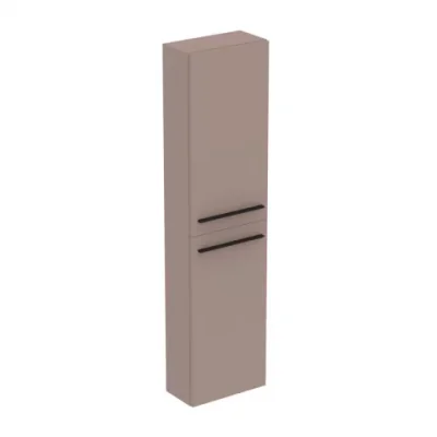 Dulap inalt suspendat Ideal Standard i.life S 40x160 cm gri-bej mat 2 usi