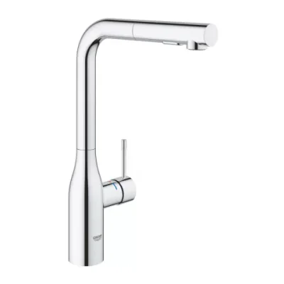 Baterie bucatarie inalta cu dus extractabil Grohe Essence crom lucios