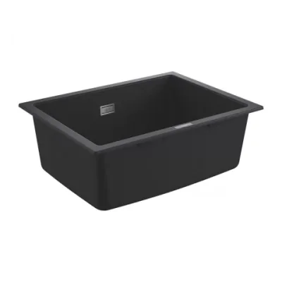 Chiuveta compozit montare pe blat Grohe K700 61x46 cm negru granit