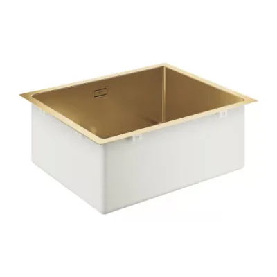 Chiuveta inox Grohe K700 55x45 cm cu 1 cuva auriu lucios fara picurator