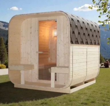 GÖTEBORG - Sauna Finalndeza pentru exterior, 189 x 220 x 194cm