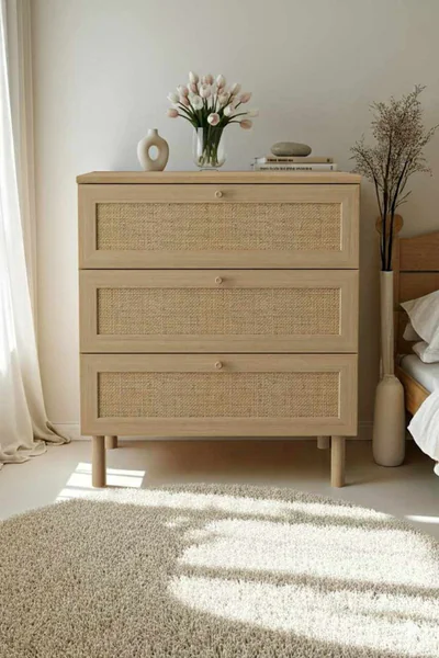 Dulap, Hanah Home, Baru, 75x85x42 cm, Bej