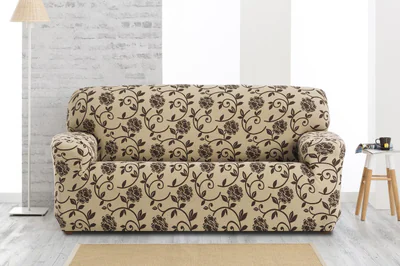 husa canapea elastica stretch 2 locuri belmarti acapulco jacquard premium bej