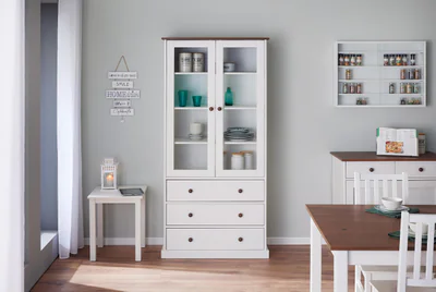 dulap multifunctional westerland inter link 190x90x38 4 cm lemn alb maro sepia