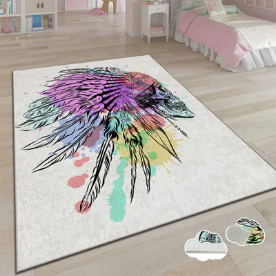 Covor pentru copii, Csbrghl-201, 120x180 cm, Multicolor