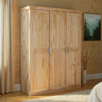 dulap pelle inter link 140x55x190 cm lemn natur