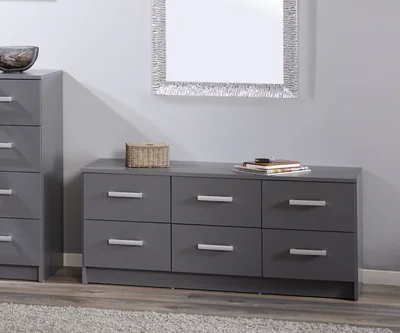 comoda elenzio 6 inter link 121 8x40x50 8 cm pal gri