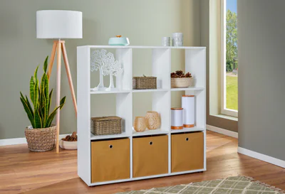 corp biblioteca cadore 9 inter link 104 4x33x106 9 cm lemn alb