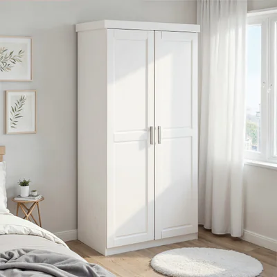 dulap hakon inter link 95x55x190 cm lemn alb