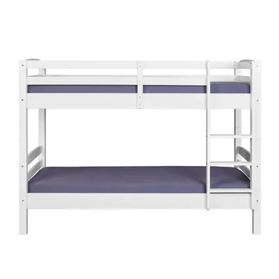 pat supraetajat pentru camera copilului 90x200 cm annika inter link lemn alb