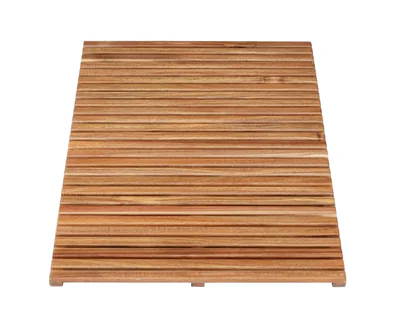 covoras de baie wenko duckboard 55 x 85 cm lemn de salcam maro