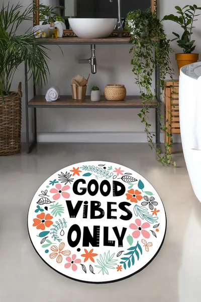 Covoras de baie, L'essentiel Maison, Flower In The Garden 140, Poliester, Multicolor