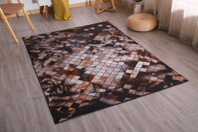 covor patch heinner 160 x 230 cm 100 poliester multicolor