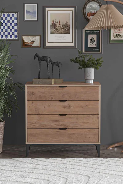 Dulap, Hanah Home, Arden 4, 90x88x40 cm, Pinul Atlasului