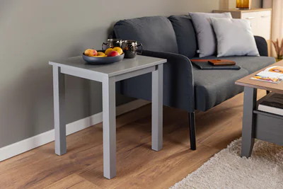 Masuta Stellan , Inter Link, 45x45x55 cm, lemn, gri