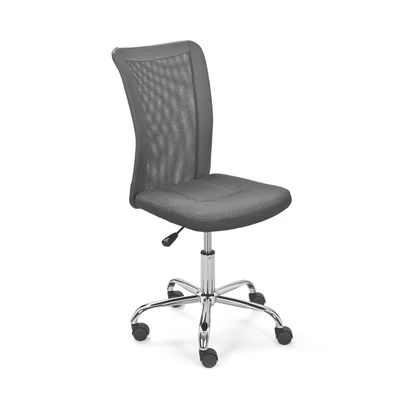 scaun de birou pentru copii bonnie inter link 43x42x88 98 cm rotativ metal poliuretan gri