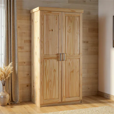 dulap leon inter link 95x55x190 cm lemn natur