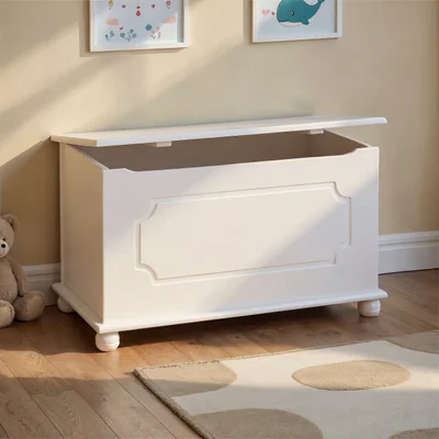 bancheta cu spatiu pentru depozitare emel inter link 89x47x53 cm lemn alb