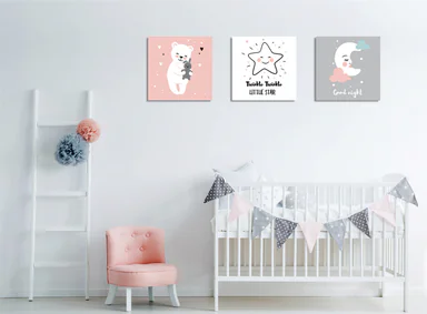 Tablou decorativ, FAH12, Rama de lemn, Multicolor