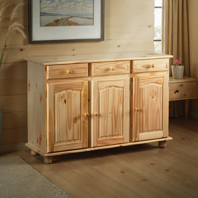 comoda abaco inter link 130x43x86 cm lemn natur