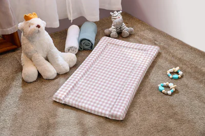 saltea infasat m 38x70 cm pink gingham