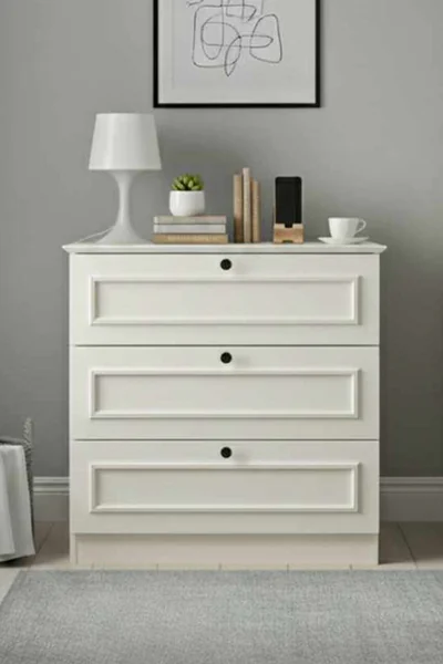 Dulap, Hanah Home, Mira, 78x78x43 cm, Alb